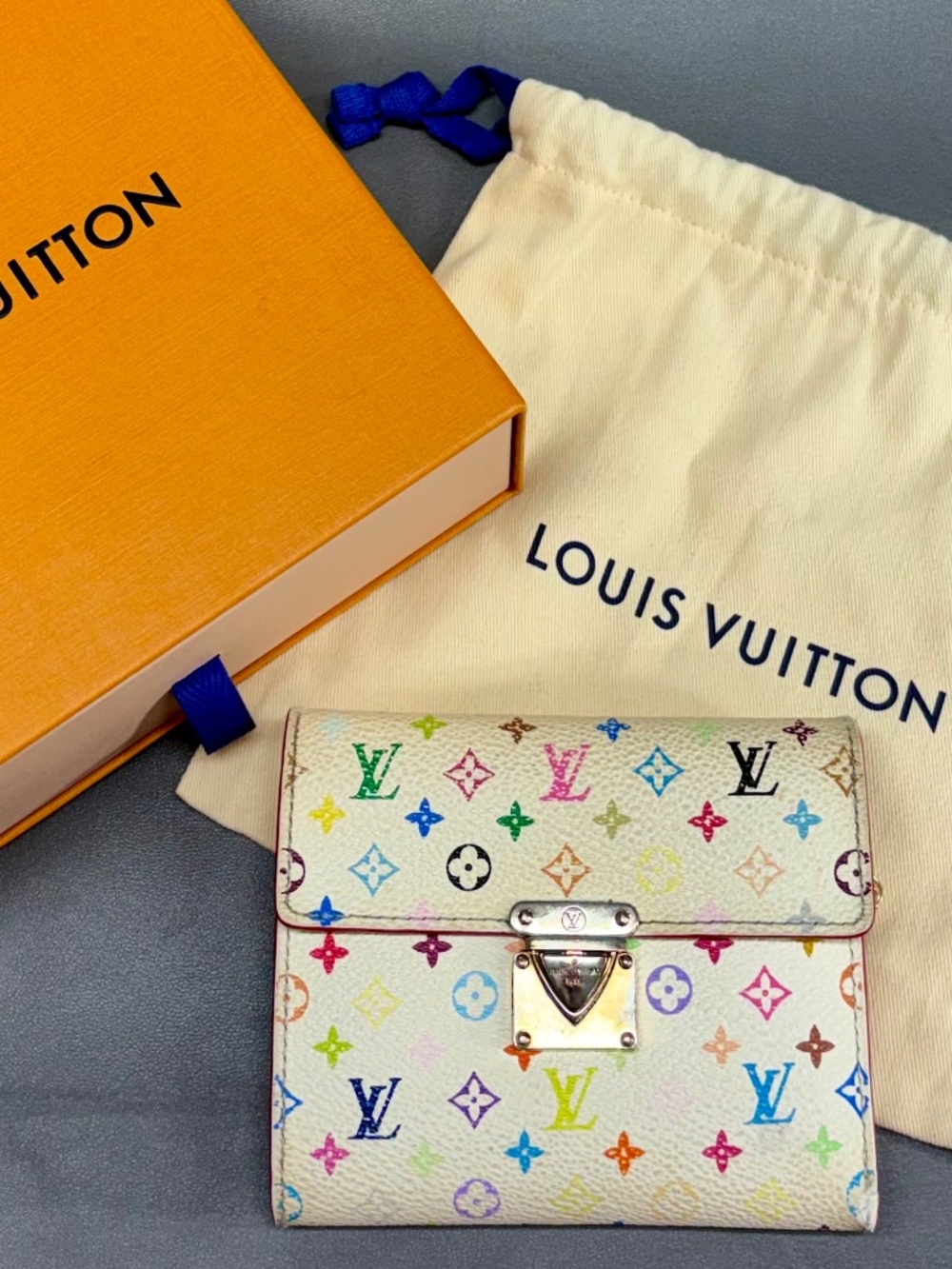 Louis Vuitton Murakami Multicolor Monogram Koala Wallet